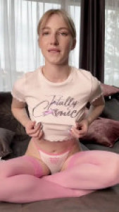 Frida Ingrid Strips And Fingers Her Pussy