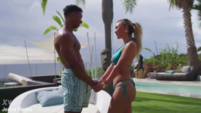 Thick Kazumi Satisfies A BBC By The Poolside