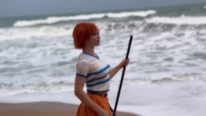 Sweetie Fox's Nami Deepthroats Before Dick Riding