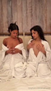 Jasminx & Aria Khan Give A Blowjob