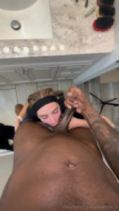 GiaWhite_1 Receives A Facial From A BBC