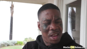 Blonde Rebel Rhyder Taking Both BBCs At Once