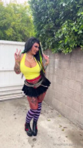 Lena The Plug & Connie Perignon's Threesome In Their Costumes