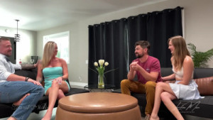 Sweet Vickie & Stella Sedona's Couple Swap Foursome