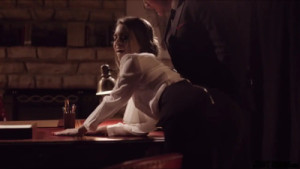 Secretary Jill Kassidy Gets Railed On A Table