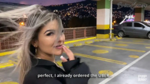 Petite Blonde Colombian Shows Me Around The City, And It Ends In Car Sex