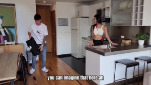 Salome Gil Is Penetrated On The Apartment Balcony