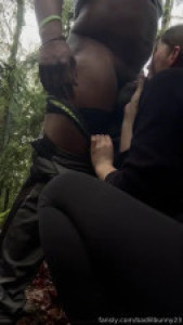 BadLilBunny23 Gets Pounded In The Woods